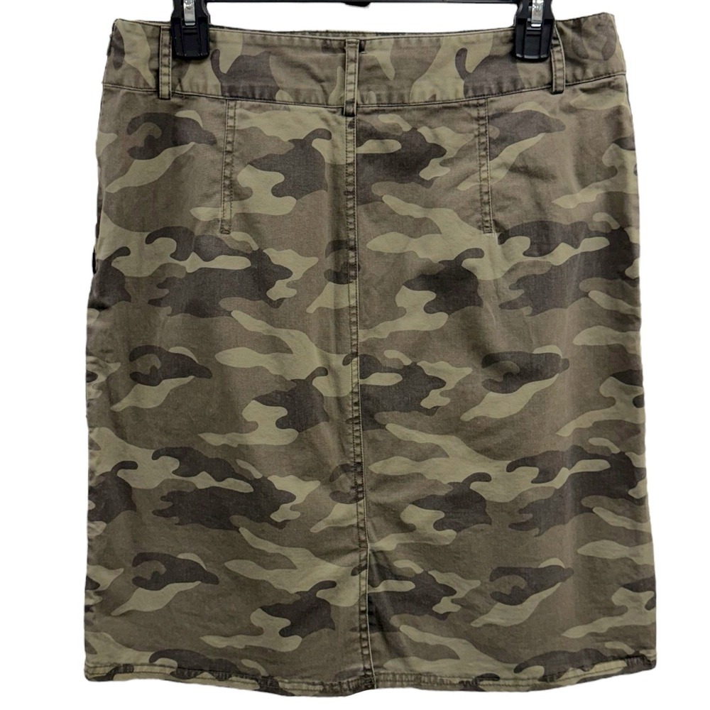 Banana Republic Factory Women's Size 10 Camouflage Print Pencil Skirt Pockets‎